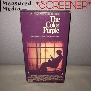 Vhs Used The Color Purple *Screener* Preview Tape For Display Purposes Only Wb